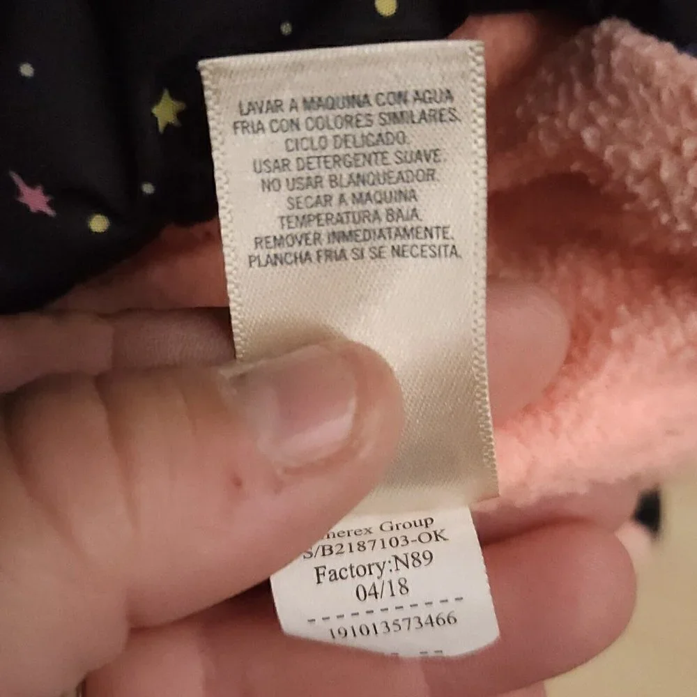 Osh Kosh B'gosh Girls Toddler Black Celestial Puffer Vest 3T